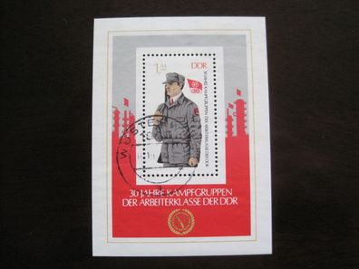 DDR MiNr. 2824 Block 72 gestempelt (Y 767)