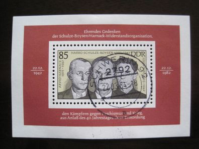 DDR MiNr. 2782 Block 70 gestempelt (Y 554)
