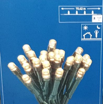 Lichterkette 140 LEDs warmweiß in Kunststoffbox
