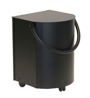 Pelletskorb, Pelletsbox- schwarz beschichtet- Fassungsvermögen: 20 kg