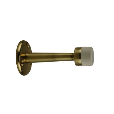 Türstopper Wandtürpuffer Ausführung Gold Wandtürstopper aus Metall Gummi Weiß