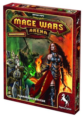Pegasus Spiele 51877G Mage Wars Arena Flammenschmiede Erweiterung Kartenspiel