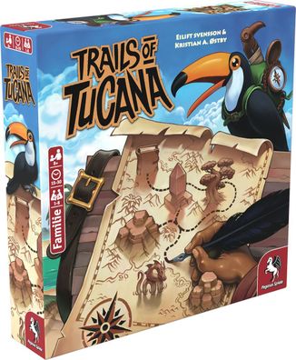 Pegasus Spiele 53150G Trails of Tucana Brettspiel Gesellschaftsspiel Spiel Game