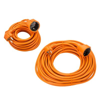 Verlängerungskabel Stromkabel Schuko orange H05VV-F 3G1,5mm² 10 - 30 Meter IP20