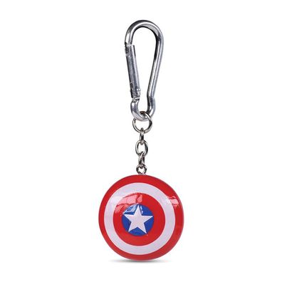Marvel Captain America 3D Schlüsselanhänger Shield Keychain Schlüsselring NEU