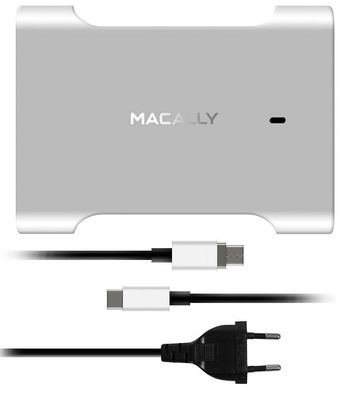 Macally Ladegerät 61W USBC Netzteil LadeKabel für MacBook 12" Pro 13" 15" etc