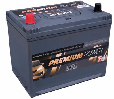 Premium-Power PP75MF-ASIA 12V/75Ah 630A (EN) Testsieger 57024 EA755