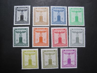 Deutsches Reich Dienstmarken MiNr. 144-154 postfrisch * * (Y 150)
