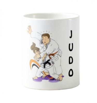 Tasse Judo Schulterwurf