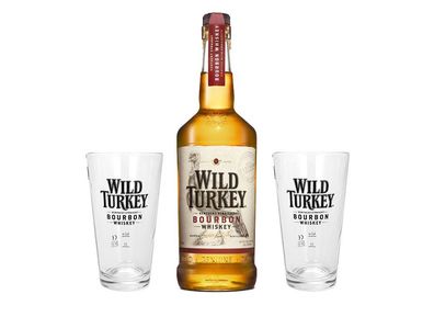 Wild Turkey 81 Kentucky Straight Bourbon Whiskey 0,7l 700ml (40,5% Vol) + 2x Lo