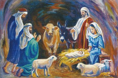 Leandros Arvanitakis Weihnachtskarte: "Die Heilige Familie" - MFK