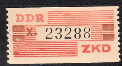 1960 DDR-Dienstmarken B- Wertstreifen MiNr. VIII -X-23288, postfrisch