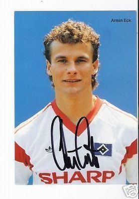 Armin Eck Hamburger SV 1989-90 Autogrammkarte + A 64061