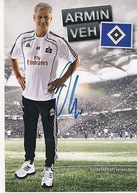 Armin Veh Hamburger SV 2010-11 Autogrammkarte + A 64087