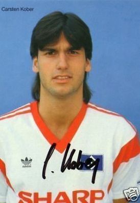 Carsten Kober Hamburger SV 1987-88 Autogrammkarte + A 64070
