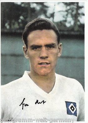 Egon Horst Hamburger SV 60er Jahre Autogrammkarte Original Signiert