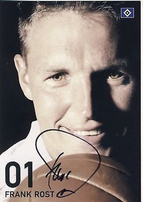 Frank Rost Hamburger SV 2007-08 Autogrammkarte + A 64156