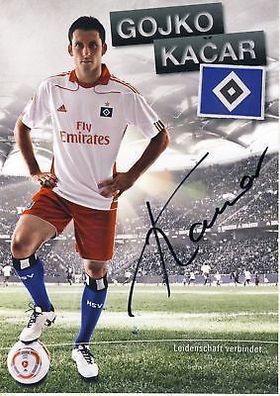 Gojko Kacar Hamburger SV 2010-11 Autogrammkarte + A 64092