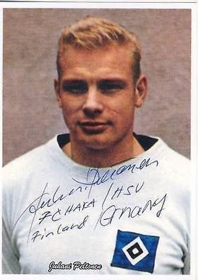Hamburger SV 60er Jahre + Juhani Peltonen + +TOP+ Orig. Signiert