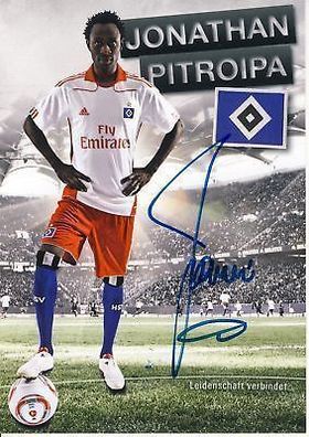 Jonathan Pitroipa Hamburger SV 2010-11 Autogrammkarte + A 64095