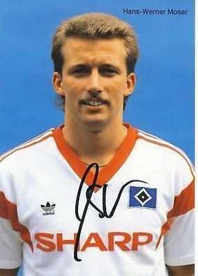 Jörg Hoßbach Hamburger SV 1989-90 Autogrammkarte + A 64065