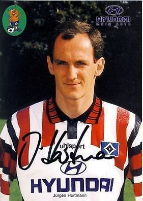 Jürgen Hartmann Hamburger SV 1995/96 Autogrammkarte + + A 64055
