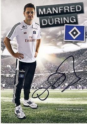 Manfred Düring Hamburger SV 2010-11 Autogrammkarte + A 64097