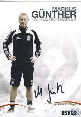Markus Günther Hamburger SV 2009-10 Autogrammkarte + A 64120