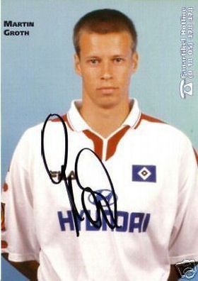 Martin Groth Hamburger SV 1998-99 Autogrammkarte + A 64228