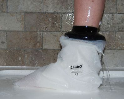 Dusch- und Badeschutz Limbo für Gipsverbände, Mullverbände Fuß, für Erwachsene