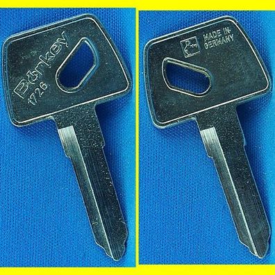 Schlüsselrohling Börkey 1726 für verschiedene Yamaha Profile A + B Serie 7001 - 8000