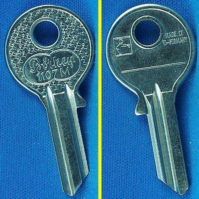 Schlüsselrohling Börkey 1107 M für verschiedene Knapp - Möbelzylinder, Stahlschränke