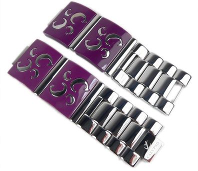 Calypso Damen Uhrenarmband Kunststoff/ Edelstahl violett Modell K5203/6