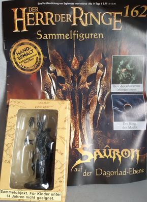 Herr der Ringe Figur: Sauron auf der Ebene Dagorlad (# 162) OVP + Heft Eaglemoss
