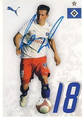 Oliver Hampel Hamburger SV 2006-07 Autogrammkarte + A 64172