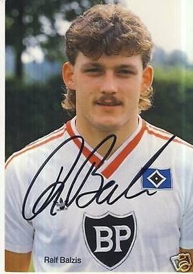 Ralf Balzis Hamburger SV 1985-86 Autogrammkarte + A 64254