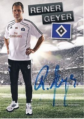 Reiner Geyer Hamburger SV 2010-11 Autogrammkarte + A 64104