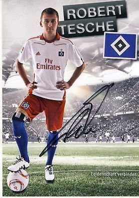 Robert Tesche Hamburger SV 2010-11 Autogrammkarte + A 64105