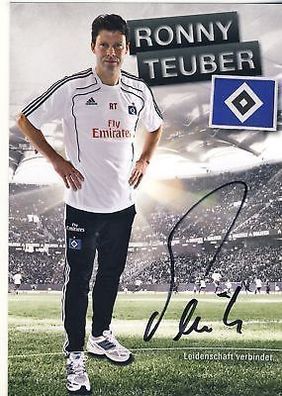 Ronny Teuber Hamburger SV 2010-11 Autogrammkarte + A 64107