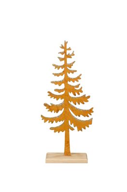 Weihnachtsbaum Höhe 35 cmTischdeko Tannenbaum Metall Rost Weihnachtsartikel