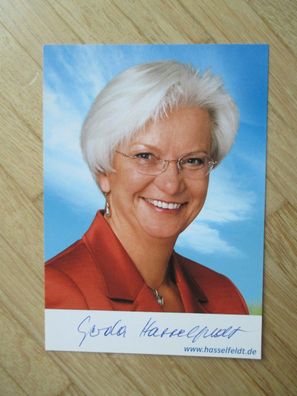 Bundesministerin a.D. CSU Gerda Hasselfeldt - handsigniertes Autogramm!!