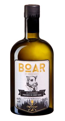 BOAR Blackforest Premium Dry Gin 0,5l 43%vol.