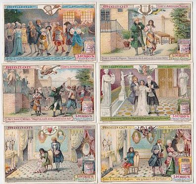 Liebigbilder Serie 735 "Mignon" Oper von Ambroise Thomas komplett 1908 (108361)