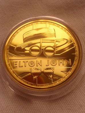 100 Pfund 2021 Großbritannien 1 Unze Gold Elton John Musiklegenden 100 Pounds 2021