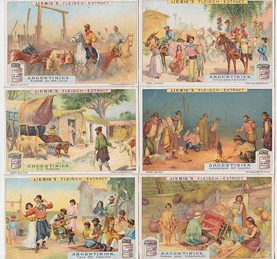 Liebigbilder Serie 783 "Argentinien" komplett 1911 (108789)