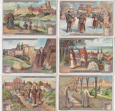 Liebigbilder Serie 742 "Berühmte Klöster" komplett 1909 (108963)