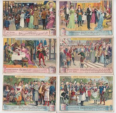 Liebigbilder Serie 503 "Johann Strauss" komplett 1901 (107245)