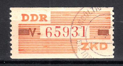 1960 DDR-Dienstmarken B- Wertstreifen MiNr. V -V-65931, Rundstempel