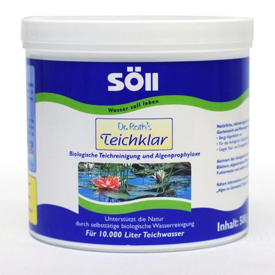 Söll - Dr. Roths TeichKlar 500g für 10.000 Liter Wasser - 10071 - 80380