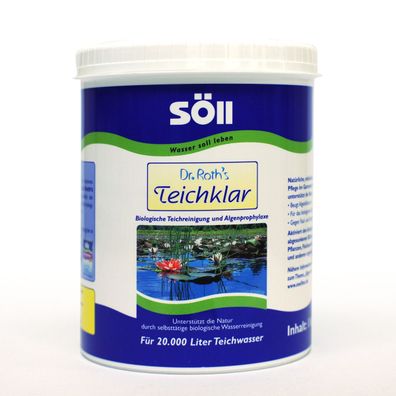 Söll - Dr. Roths TeichKlar 1kg für 20.000 Liter Wasser - 10073 - 80381